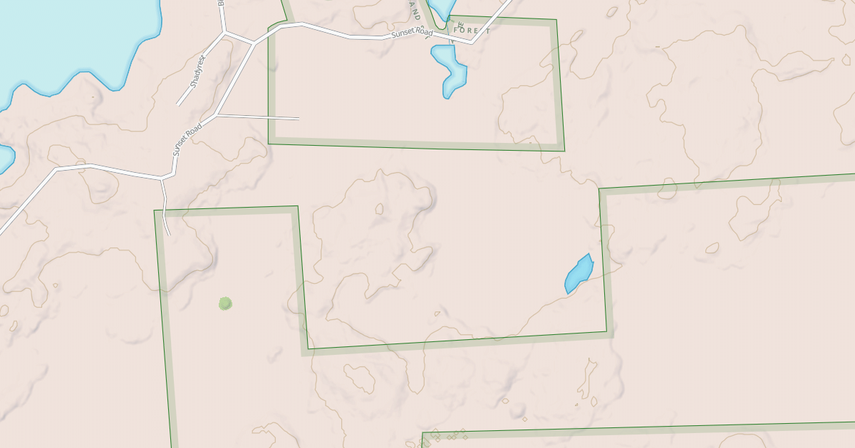 Map preview of Kawishiwi Triangle Beaver Pond
