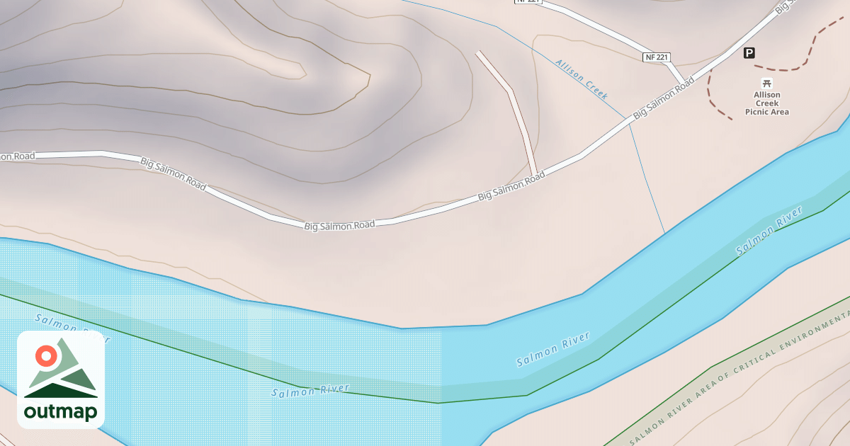 Map of ALLISON CR CAMP