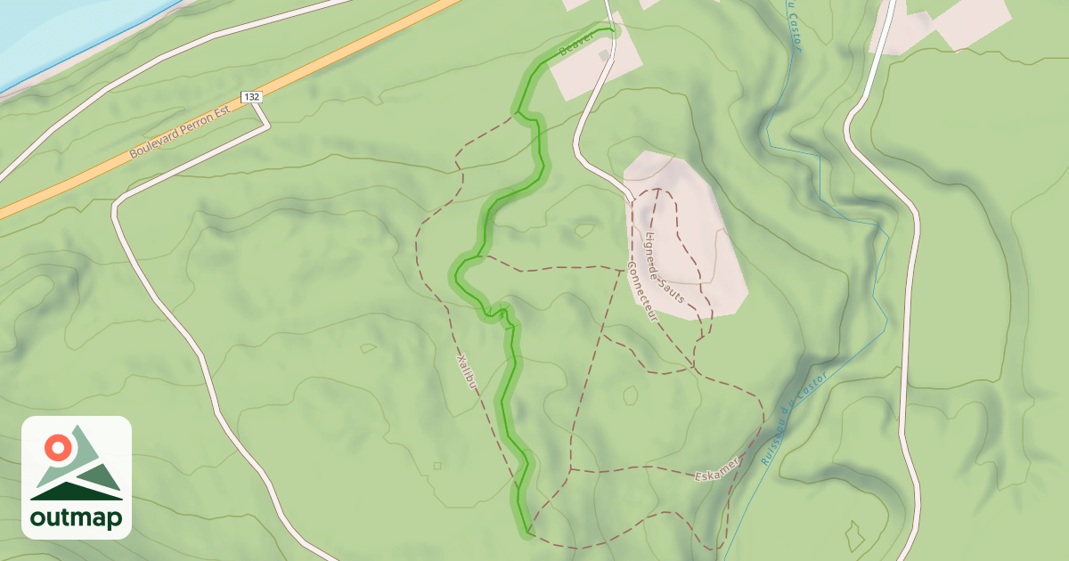 Map of Beaver