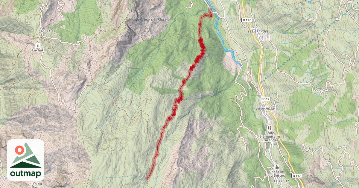 Map of E6 Geffriand