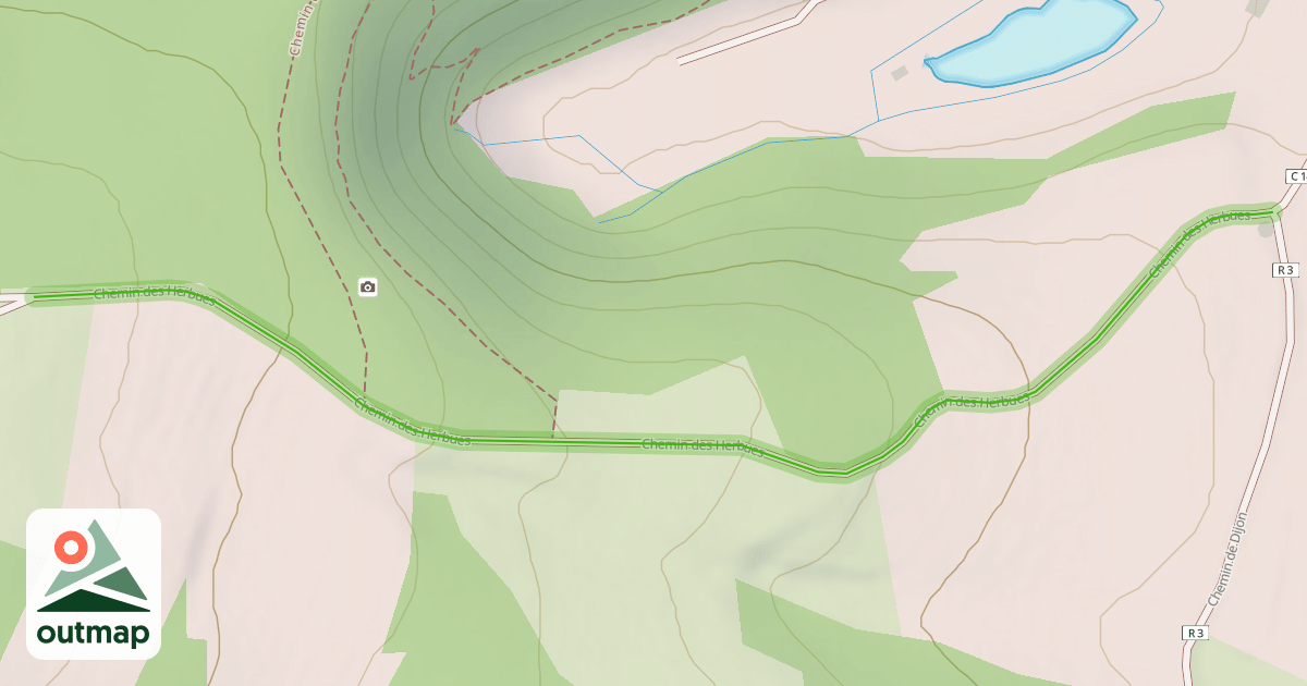 Map of Chemin des Herbues