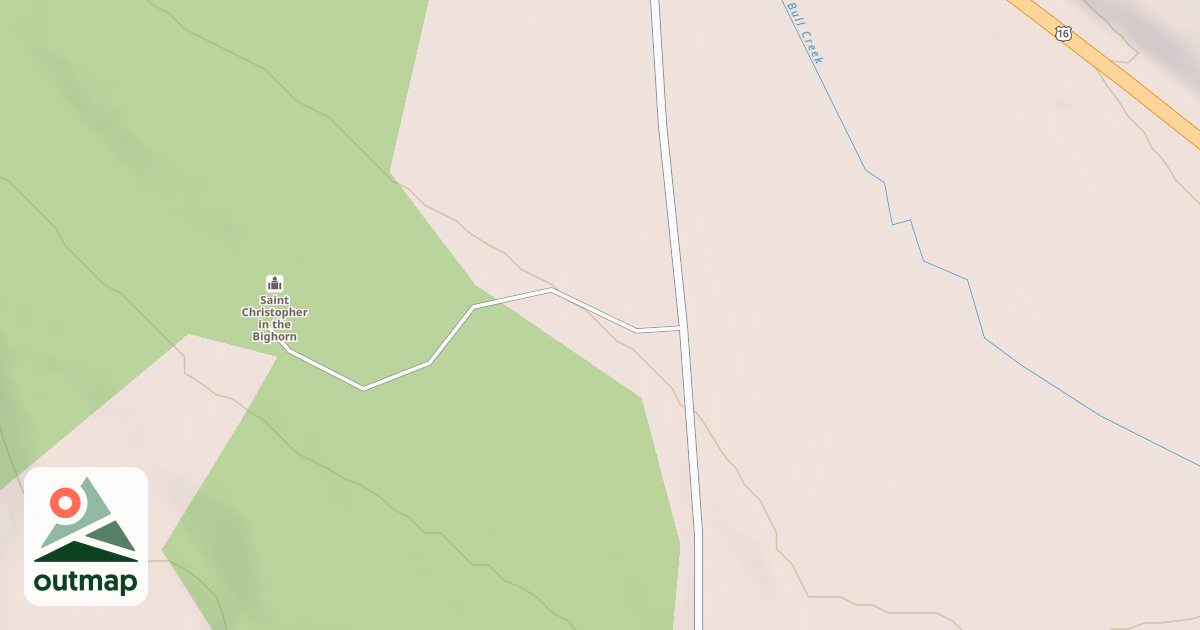 Map of CHAPEL DE ST. CHRISTOPHE