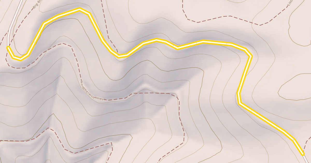 Map preview of Purteman Gulch Road