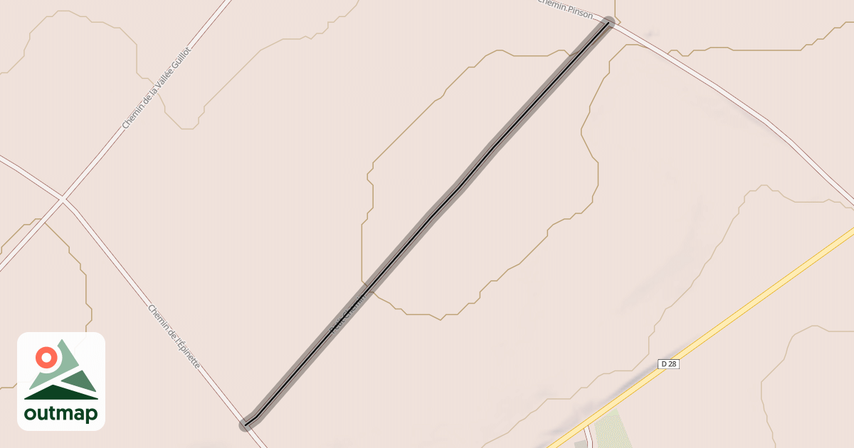 Map of Petit Chemin