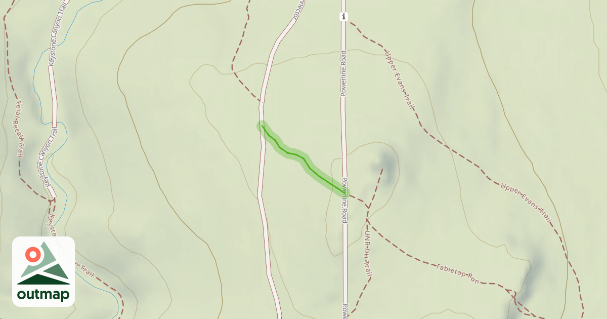 Map of Keystone-UNR Connector