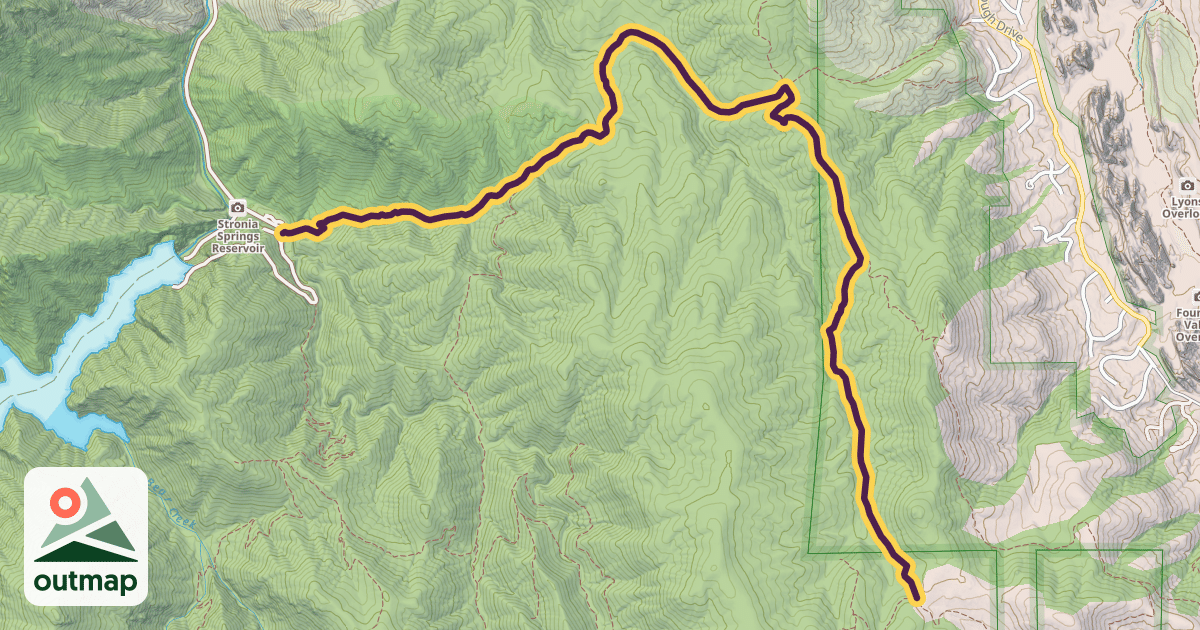 Map of Roxborough Connection Trail