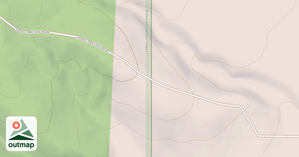 Map of SANDY CREEK
