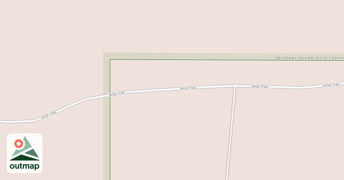 Map of Warroad/Roseau Trails