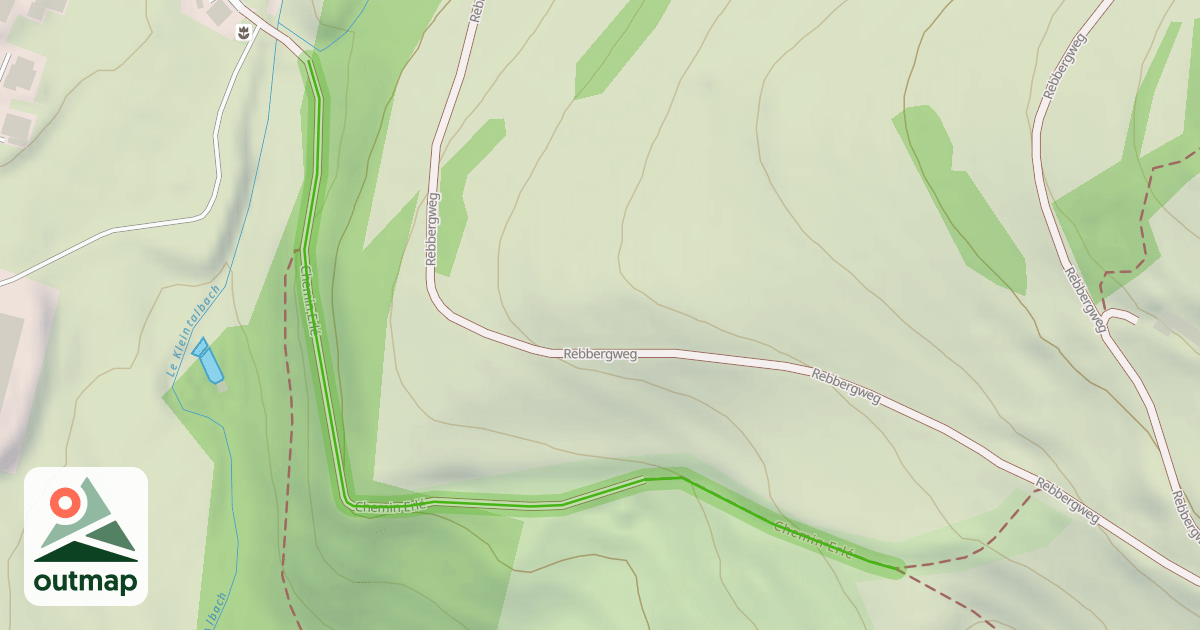 Map of Chemin Erlé