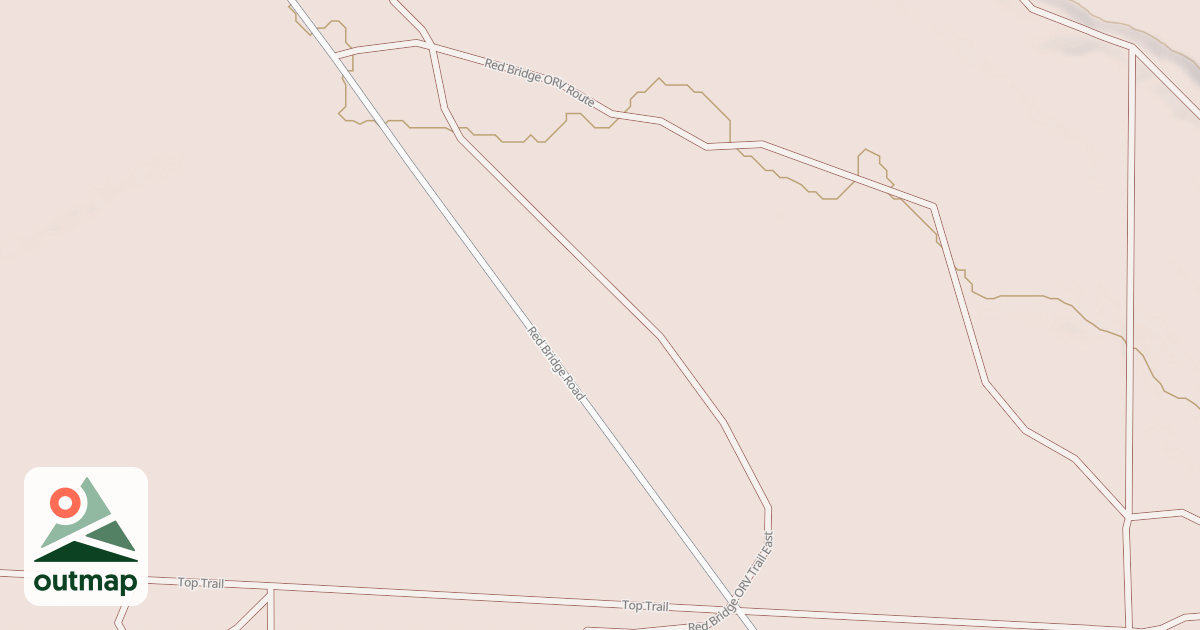 Map of Red Bridge Trail