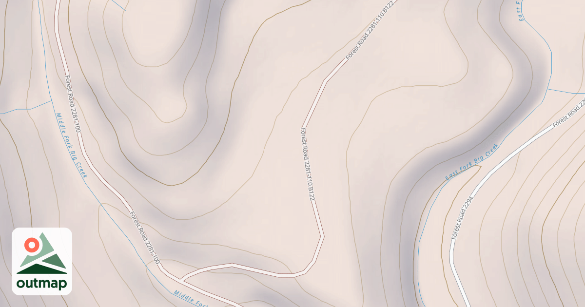 Map of B 122