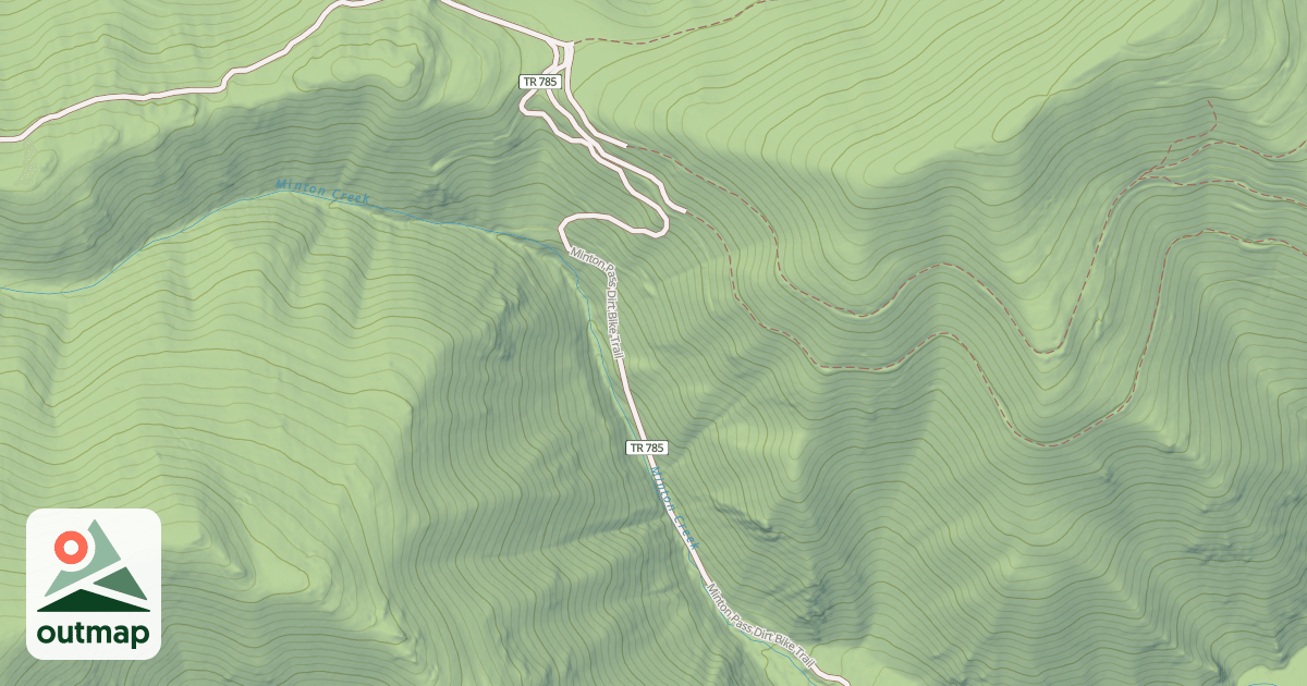 Map of Minton Pass