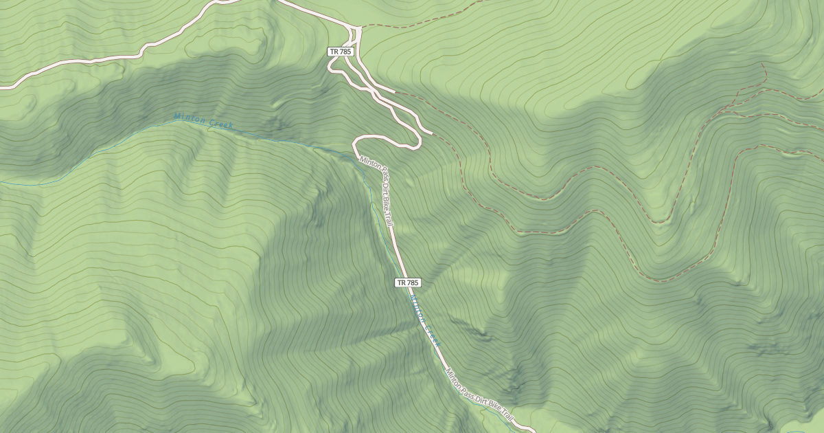 Map preview of Minton Pass