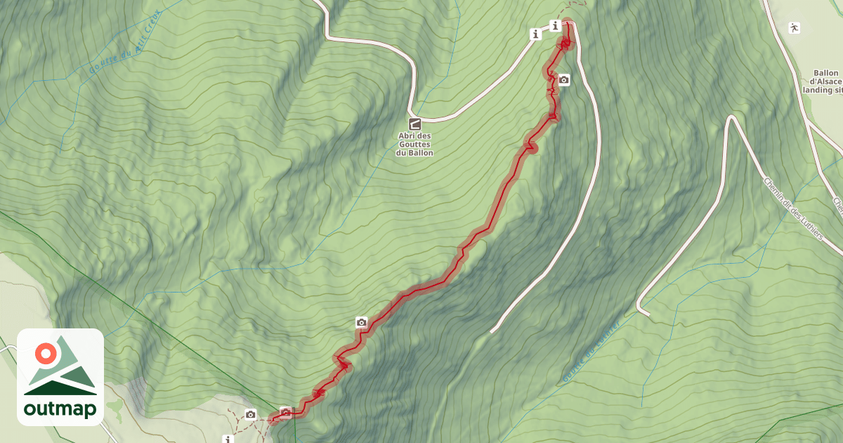 Map of Sentier de l'If