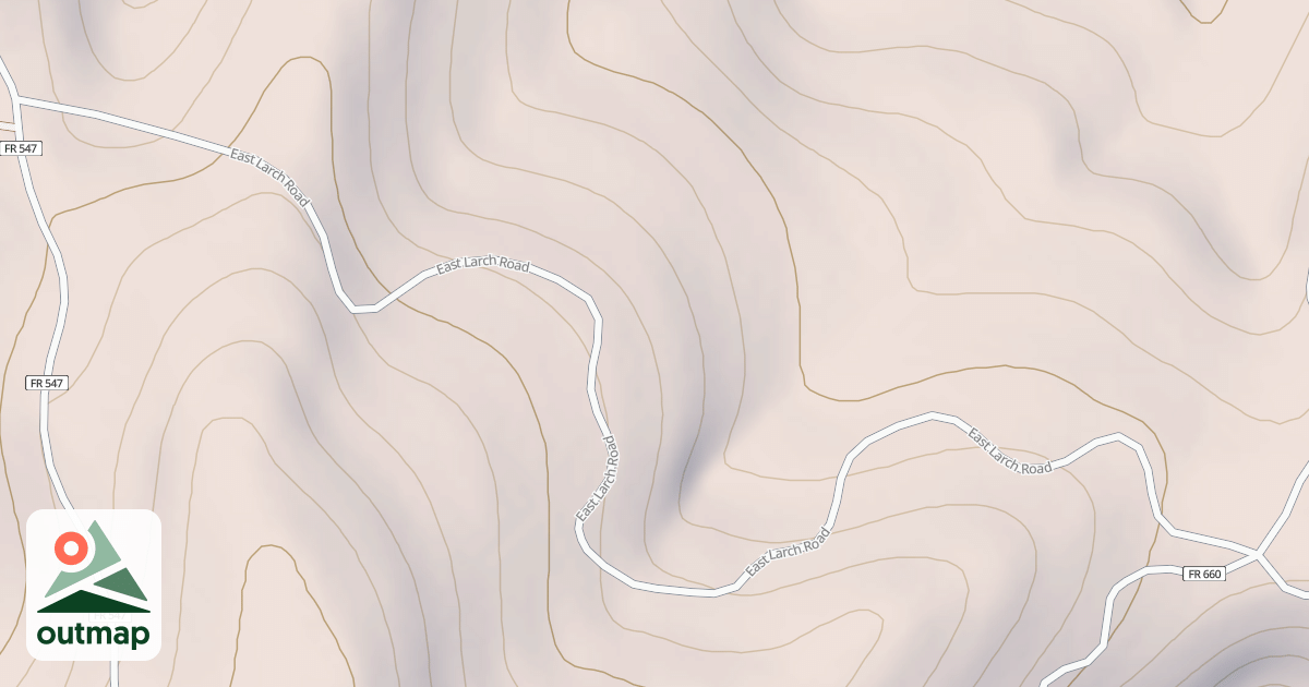 Map of EAST LARCH