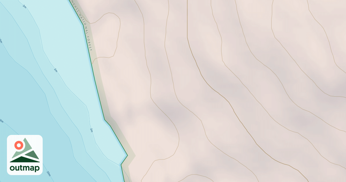 Map of Kizhuchia Creek Road