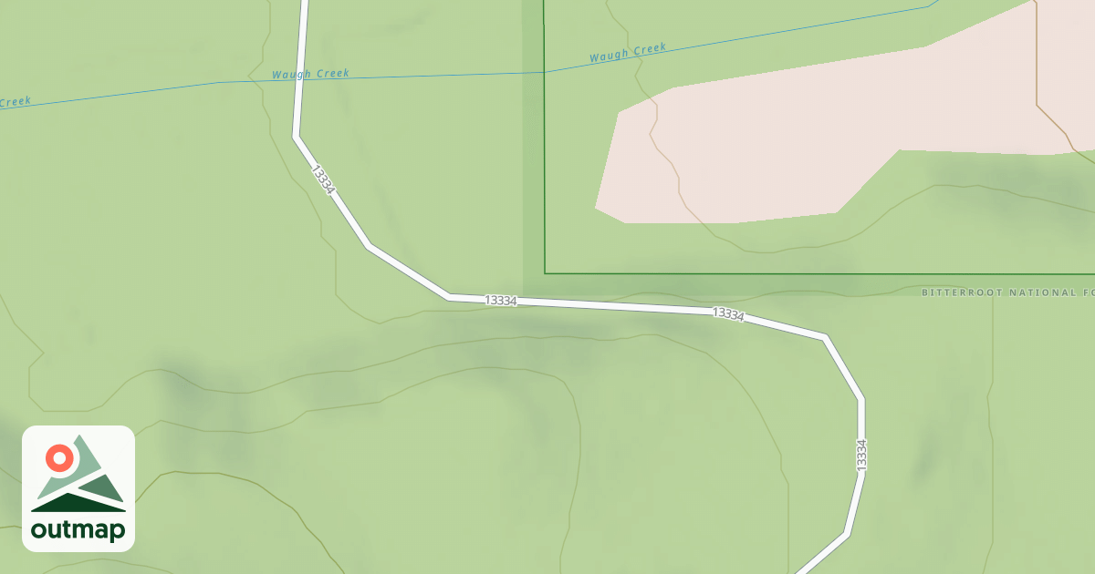 Map of (FDR) WAUGH GULCH
