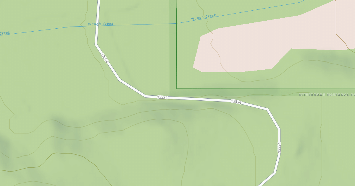 Map preview of (FDR) WAUGH GULCH