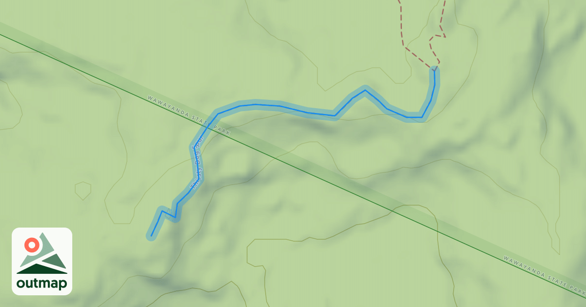 Map of Thirsty Dog Spur