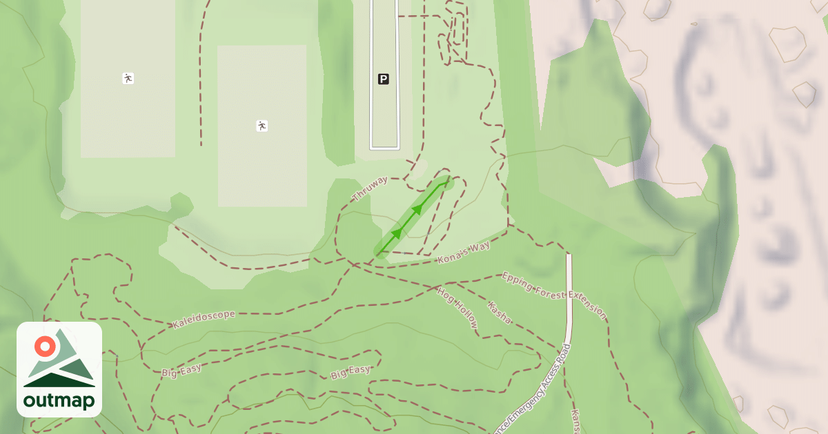 Map of Blue Jump Line