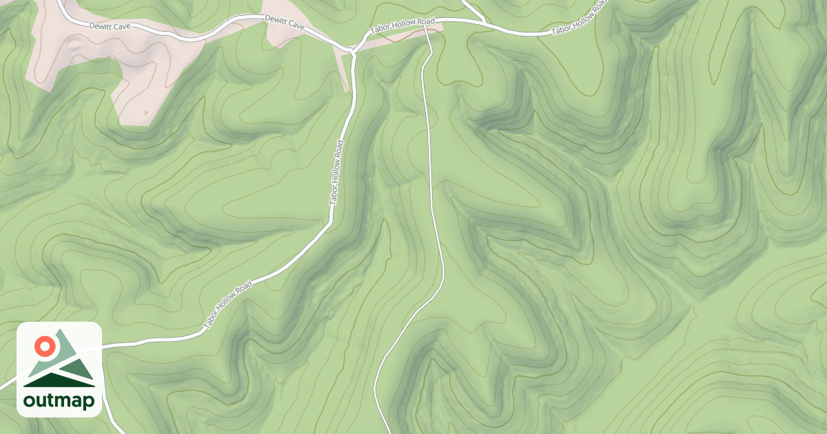 Map of TABOR HOLLOW