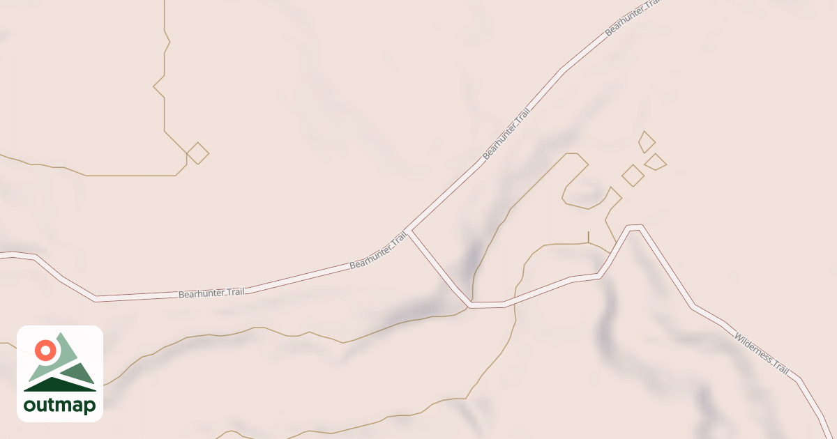 Map of Straight Arrows Trail