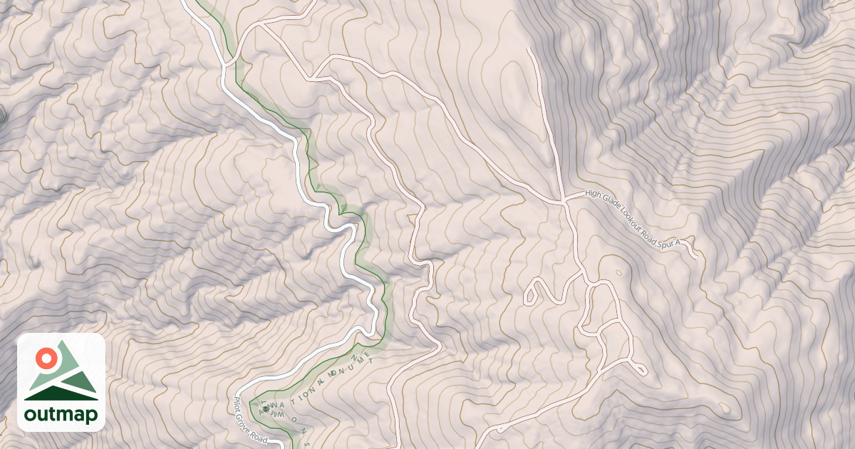 Map of HIGH GLADE LO