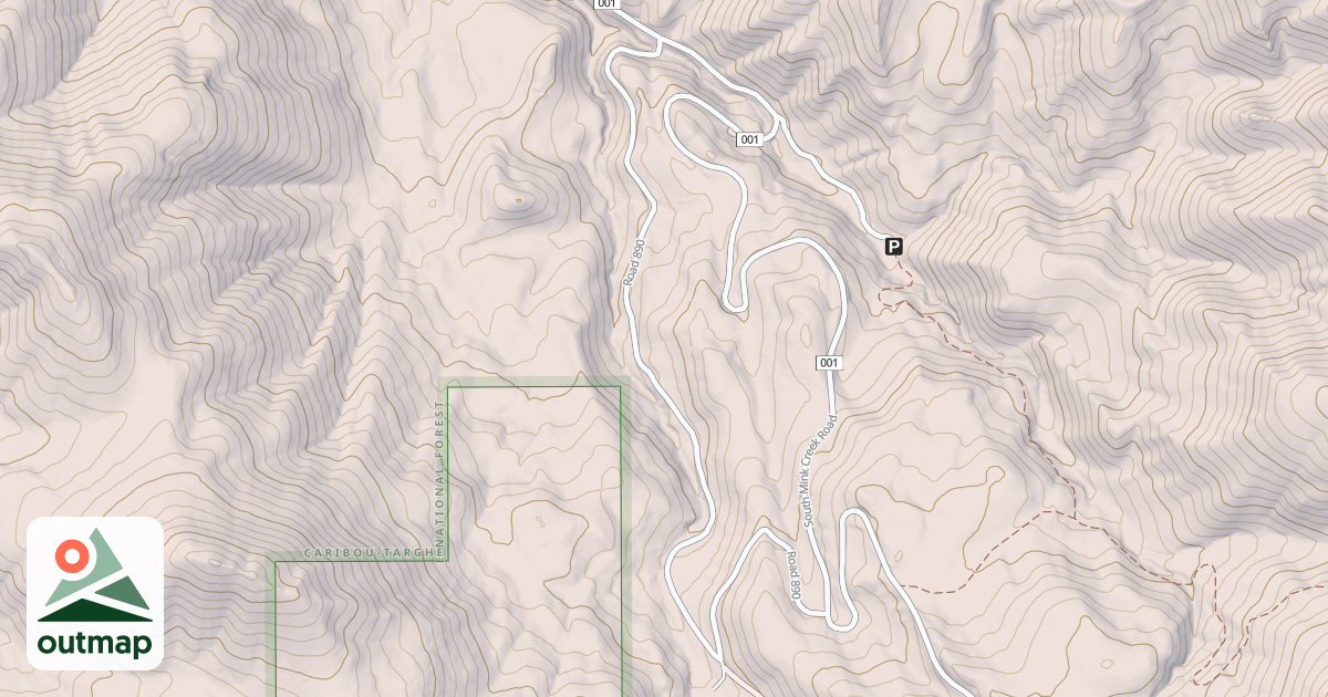 Map of LOWER TENDOY