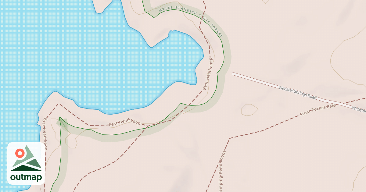 Map of Easthead Reservoir Trail