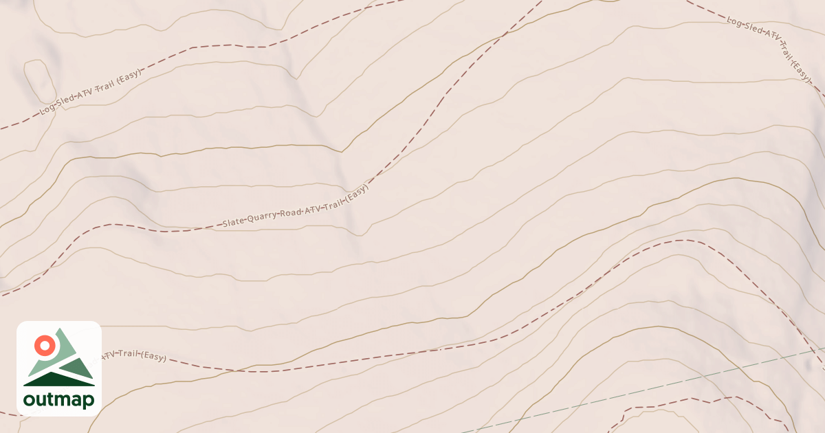 Map of Michaux State Forest - ATV Trail System