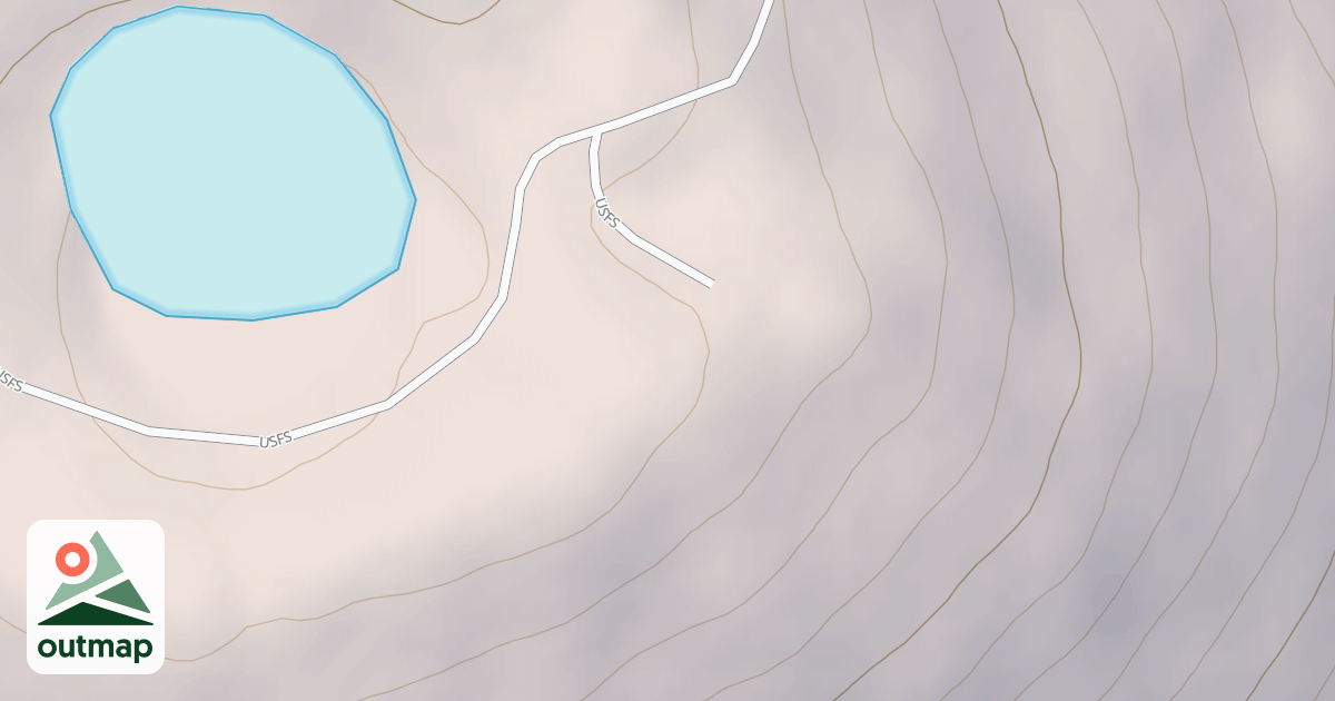 Map of Cone Road Spur