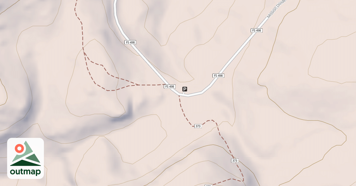 Map of Crane Mtn Snowmobile
