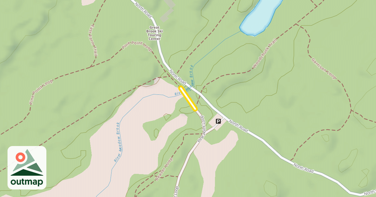 Map of Pine Point Loop