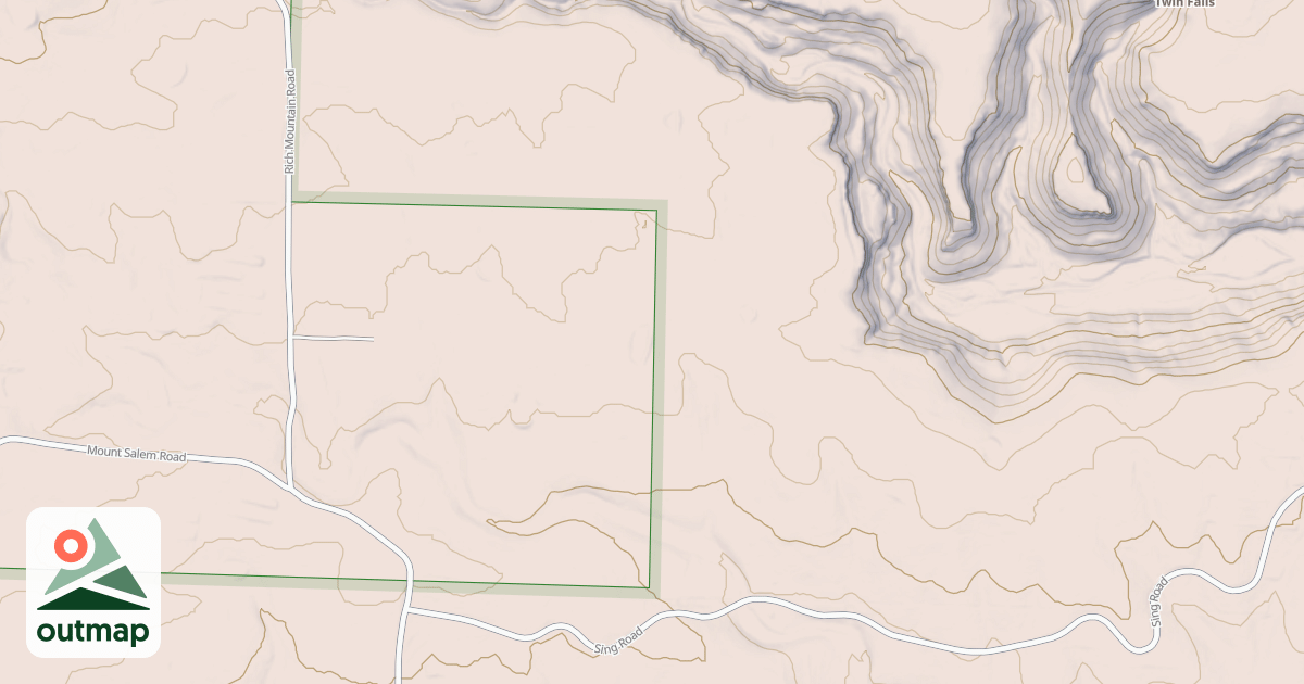 Map of GULF CREEK