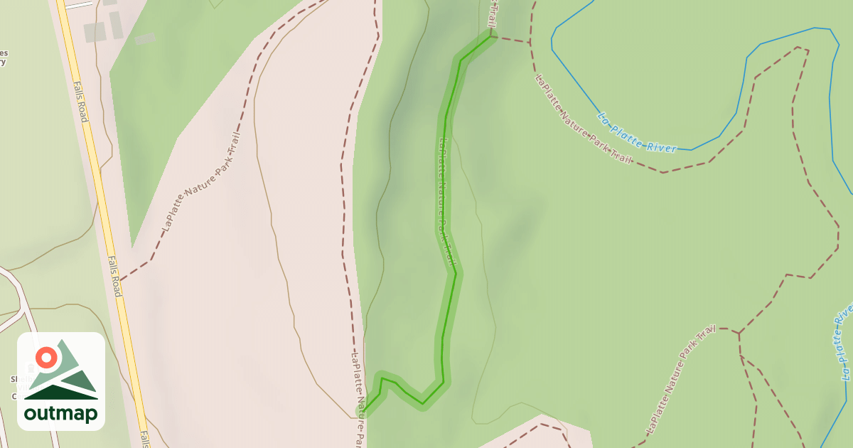 Map of LaPlatte Nature Park Trail