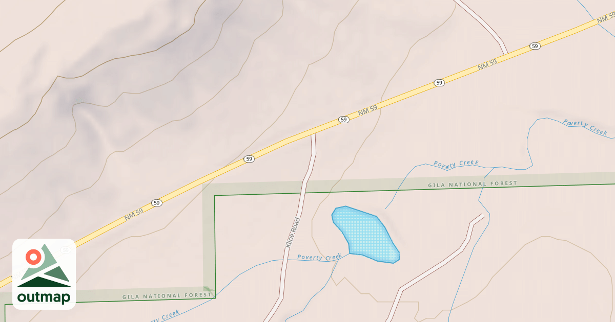 Map of KLINE RD.