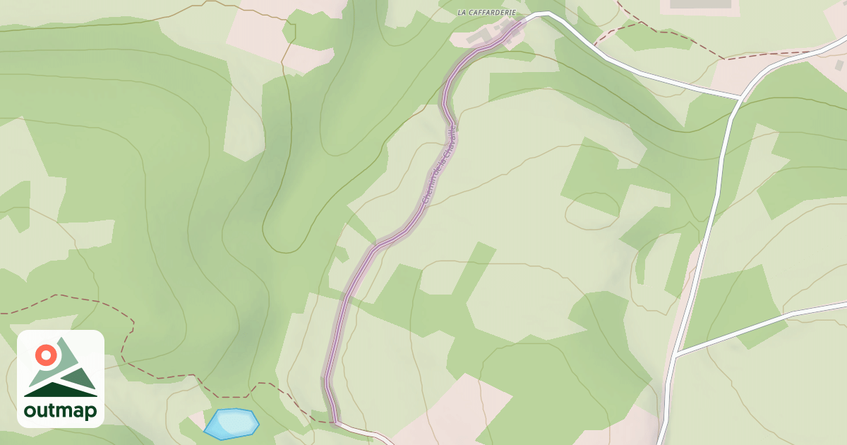 Map of Chemin de la Chavaille