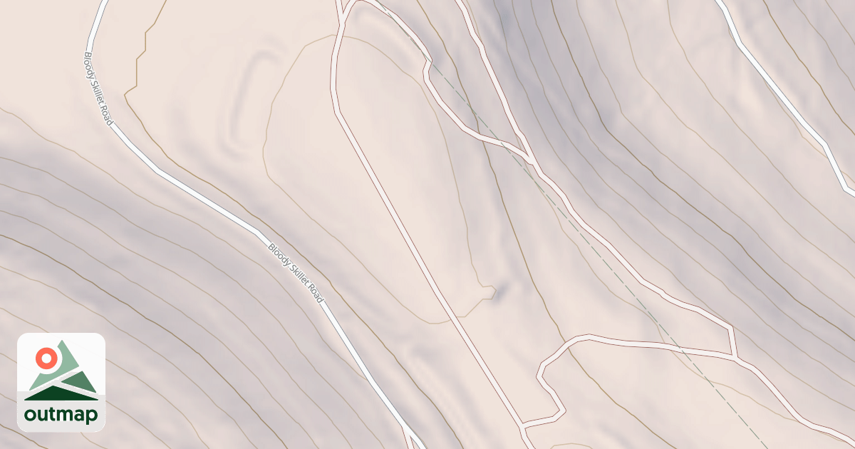 Map of Bloody Skillet ATV Trail