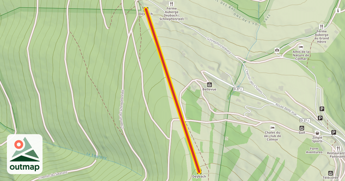 Map of Deybach