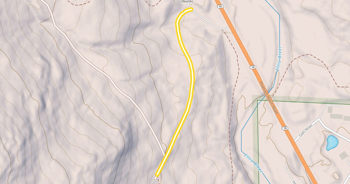 Map preview of Popple Mt Trail FR 623