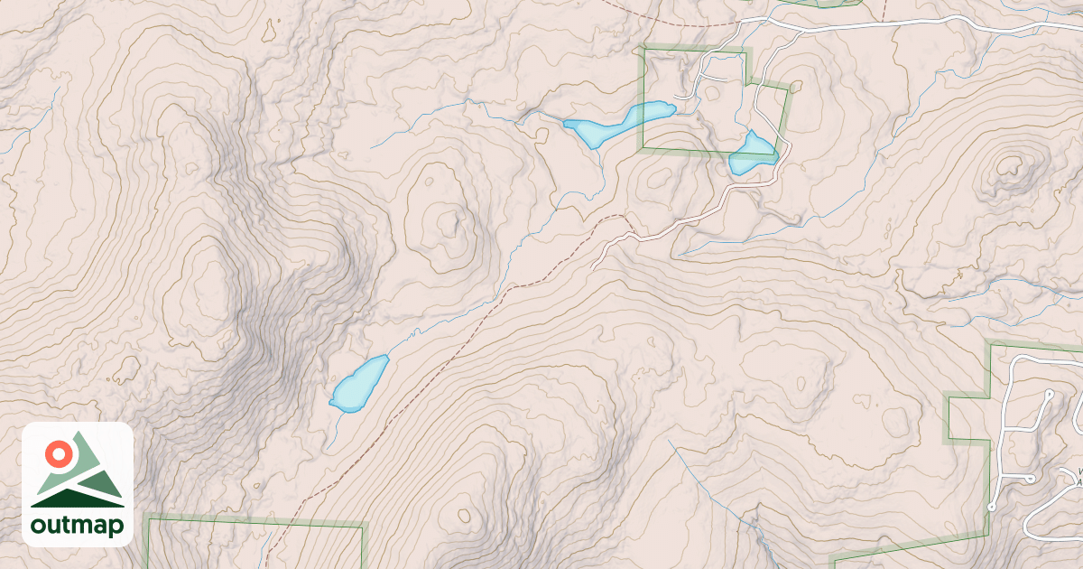 Map of Stamford Pond
