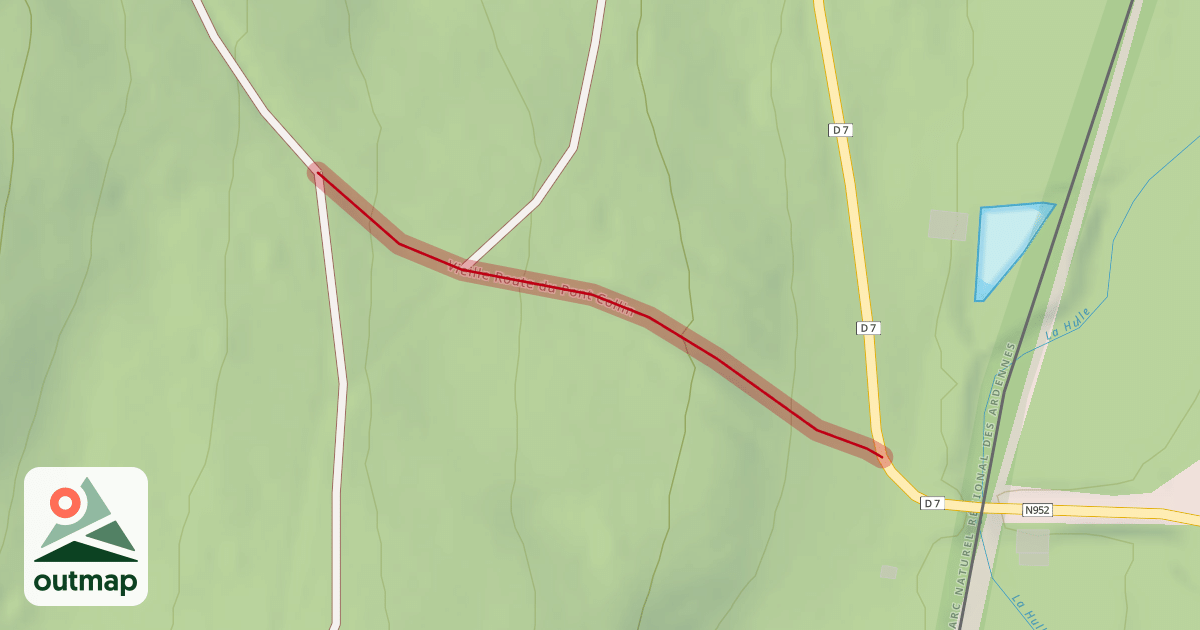 Map of Vieille Route du Pont Collin