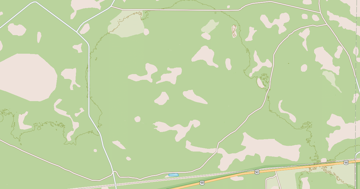 Map preview of USFS National Forest System Roads {68A3A41F-A8C6-4872-A275-ABB461B68593}