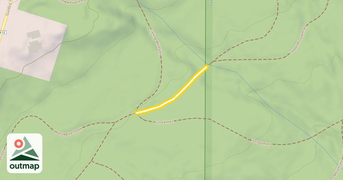 Map of Lower Snowman