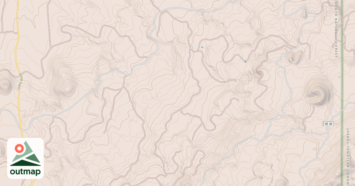 Map of BADGER LOOP