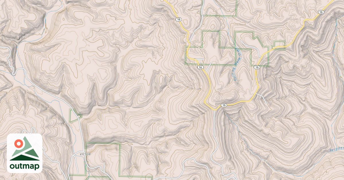 Map of TREADWELL HOLLOW