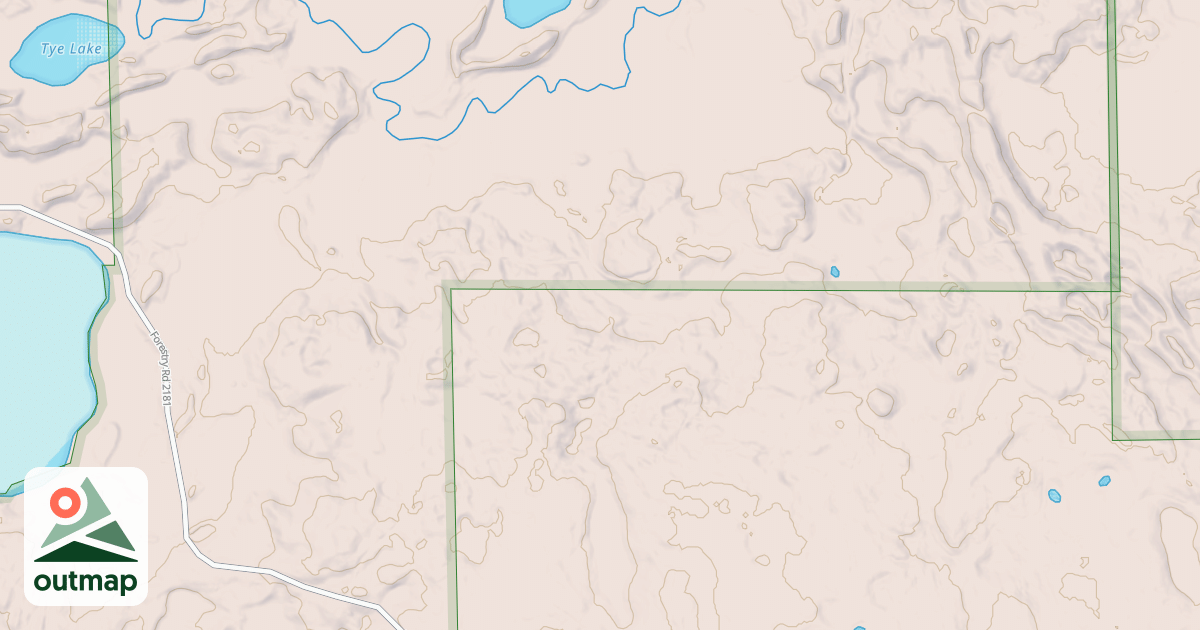 Map of DICK SPUR 2663