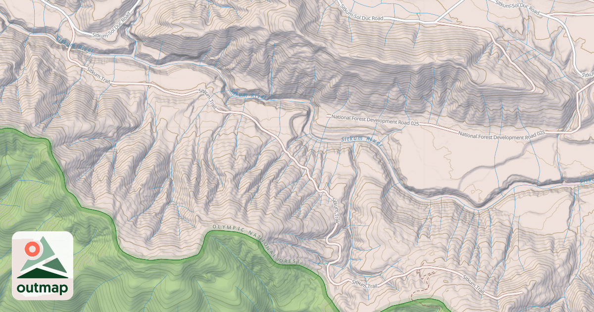 Map of SITKUM TRAIL