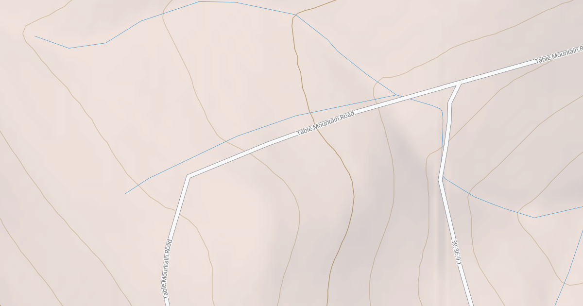Map preview of Table Mountain Sled Trail