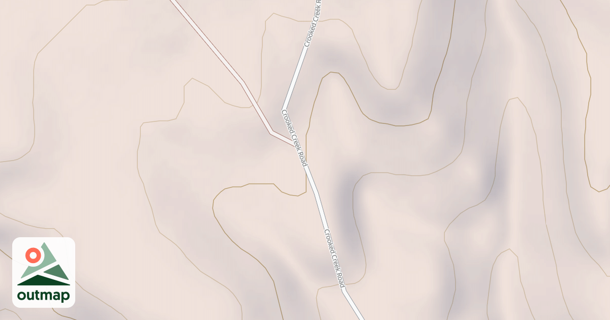 Map of Dandy Mine Road